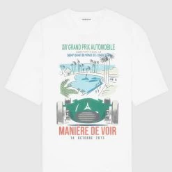 Man T-Shirts Grand Prix T-Shirt - Stone T-SHIRTS & TOPS