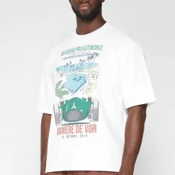 Man T-Shirts Grand Prix T-Shirt - Stone T-SHIRTS & TOPS