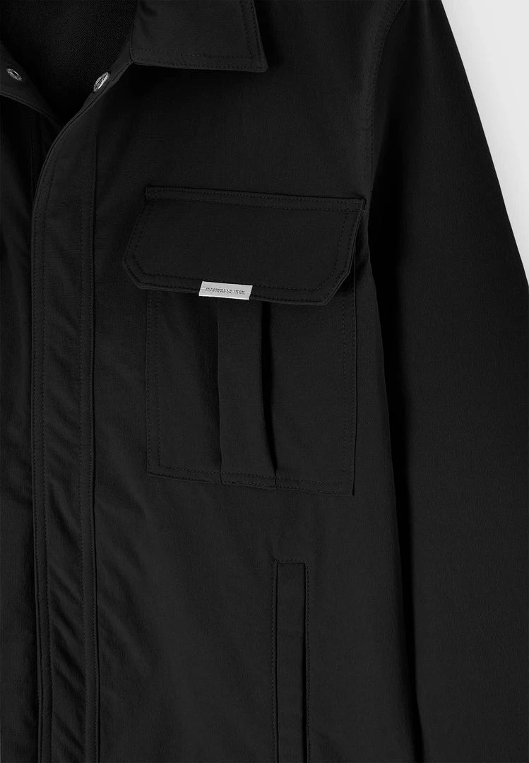 Man Jackets CO-ORDS Technical Cargo Jacket - Black