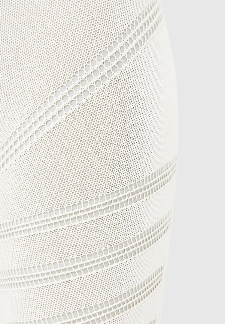 Woman Jumpsuits Knitted Contour Jumpsuit With Sleeves - Cream