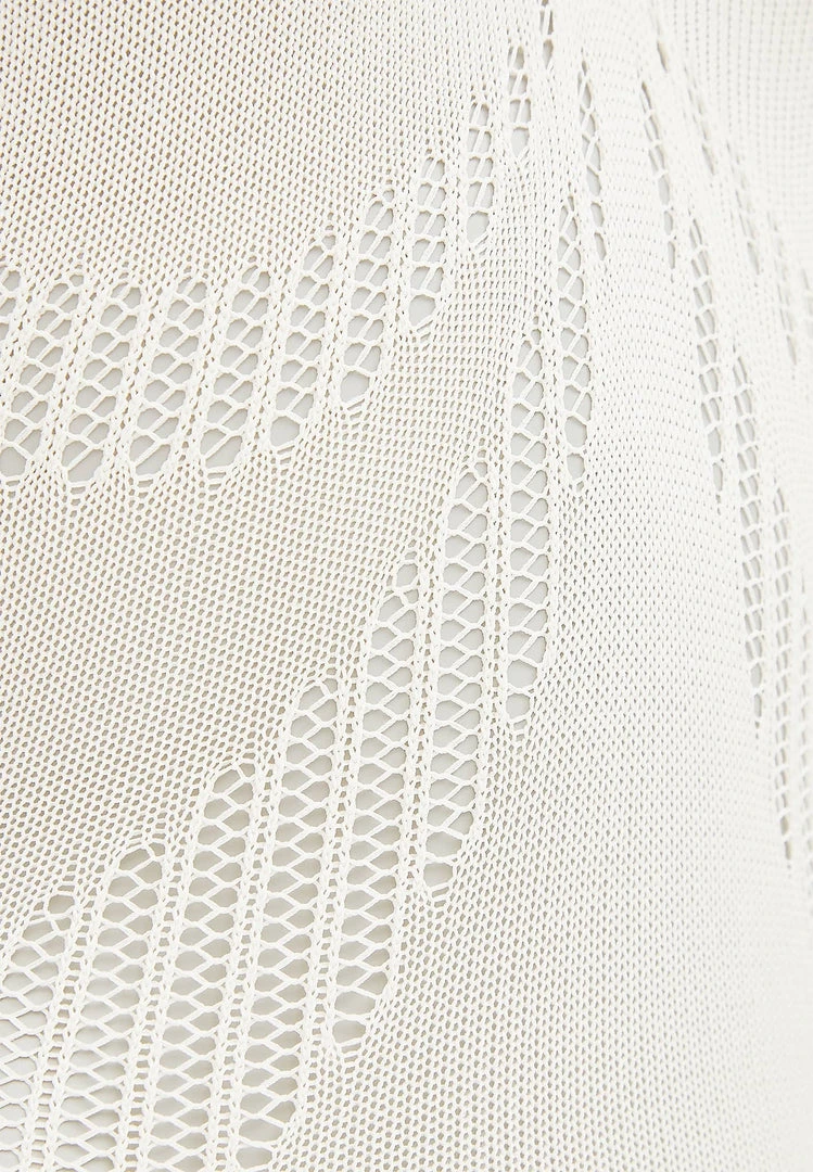 Woman Jumpsuits Knitted Contour Jumpsuit With Sleeves - Cream