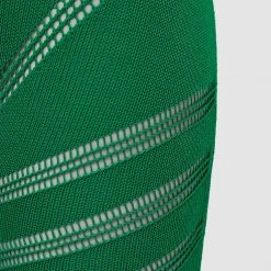 Woman Jumpsuits Knitted Contour Jumpsuit With Sleeves - Green JUMPSUITS & PLAYSUITS