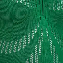 Woman Jumpsuits Knitted Contour Jumpsuit With Sleeves - Green JUMPSUITS & PLAYSUITS