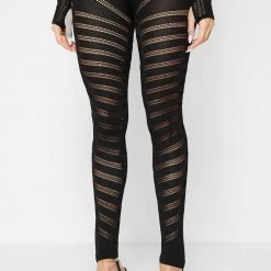 Woman Jumpsuits Knitted Contour Jumpsuit With Sleeves - Black JUMPSUITS & PLAYSUITS