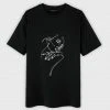 Man T-Shirts Line Art T-Shirt - Black T-SHIRTS & TOPS