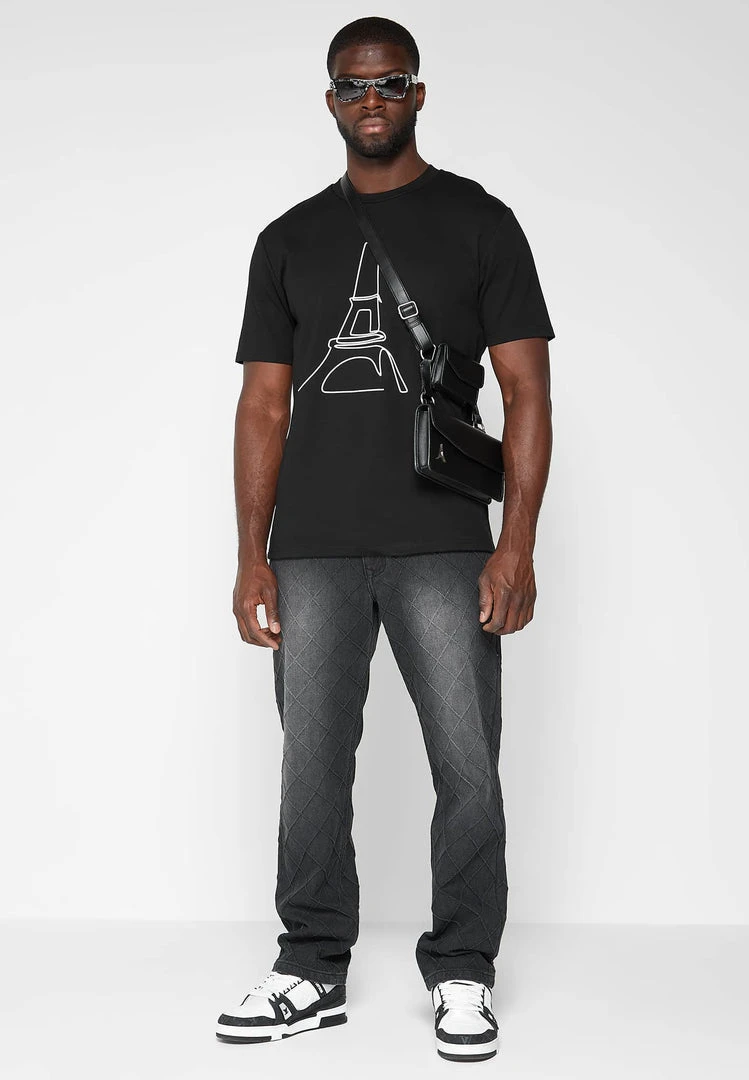 Man T-Shirts T-SHIRTS & TOPS L'Eiffel T-Shirt - Black