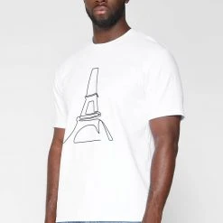 Man T-Shirts L'Eiffel T-Shirt - White