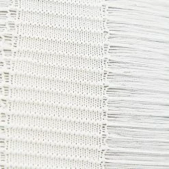 Woman Dresses Laddered Knit Mini Dress With Sleeves - Off White