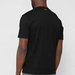 Man T-Shirts Line Art T-Shirt - Black T-SHIRTS & TOPS