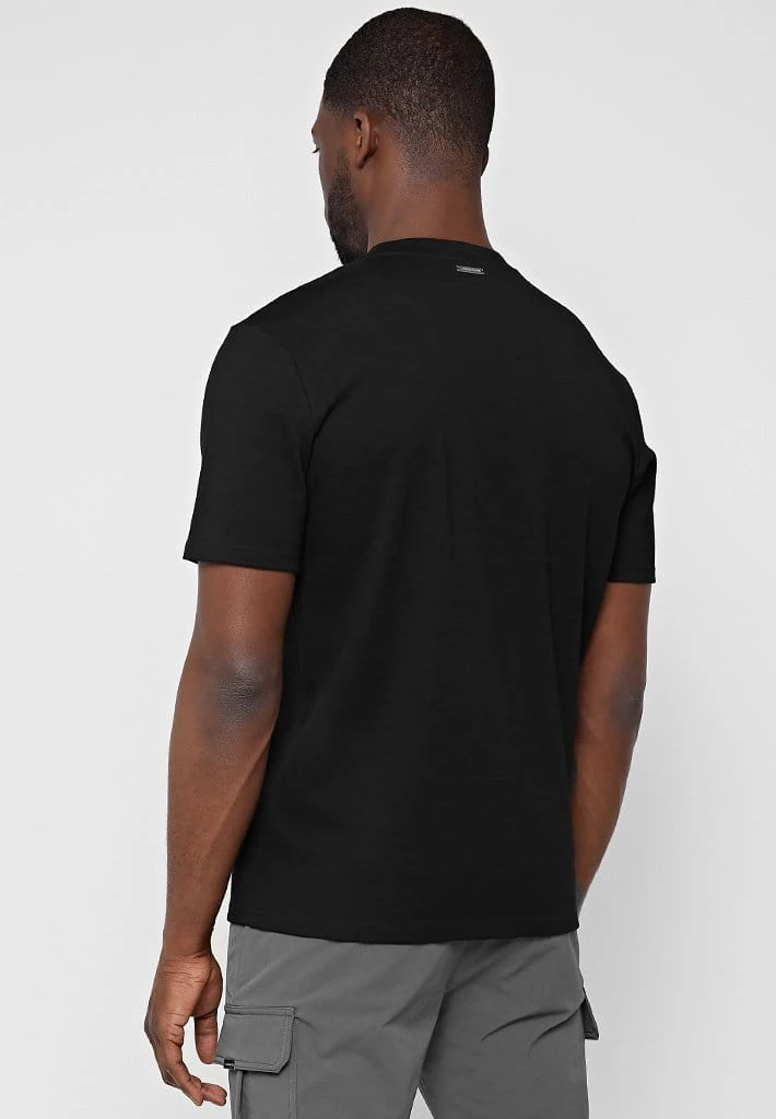 Man T-Shirts Line Art T-Shirt - Black T-SHIRTS & TOPS