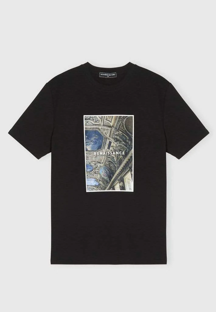 Man T-Shirts Renaissance T-Shirt - Black T-SHIRTS & TOPS