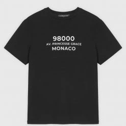 Man T-Shirts Monaco T-Shirt - Black