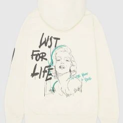 Man Hoodies Graffiti Hoodie - Cream
