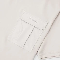 Man T-Shirts Technical Cargo Pocket T-Shirt - Stone