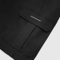 Man Shorts SHORTS SETS Technical Cargo Shorts - Black