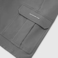 Man Shorts Technical Cargo Shorts - Grey