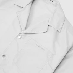 Man Shirts Nylon Revere Shirt - Grey