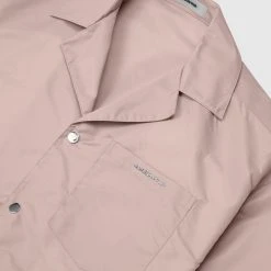 Man Shirts Nylon Revere Shirt - Pink