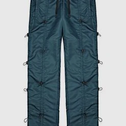 Man Casual Trousers Bungee Cargo Pants - Green