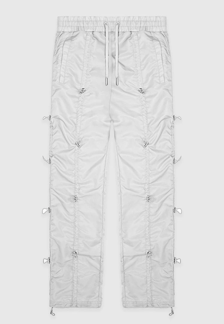 Man Casual Trousers Bungee Cargo Pants - Grey