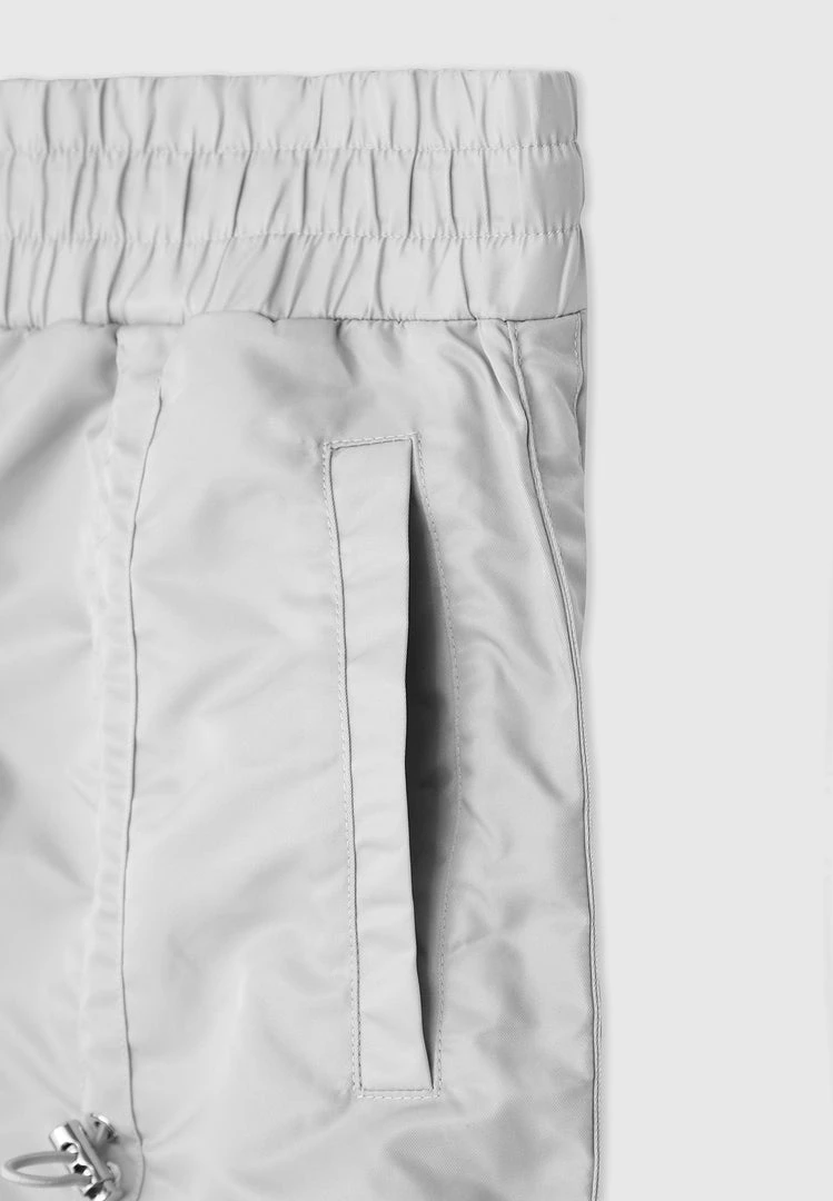 Man Casual Trousers Bungee Cargo Pants - Grey