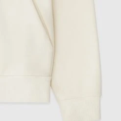 Man Hoodies Essential Signature Hoodie - Cream