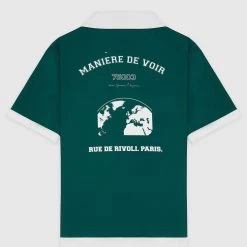 Man Shirts Varsity Shirt - Green