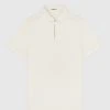 Man Tops Jacquard Polo Shirt - Beige POLO TOPS