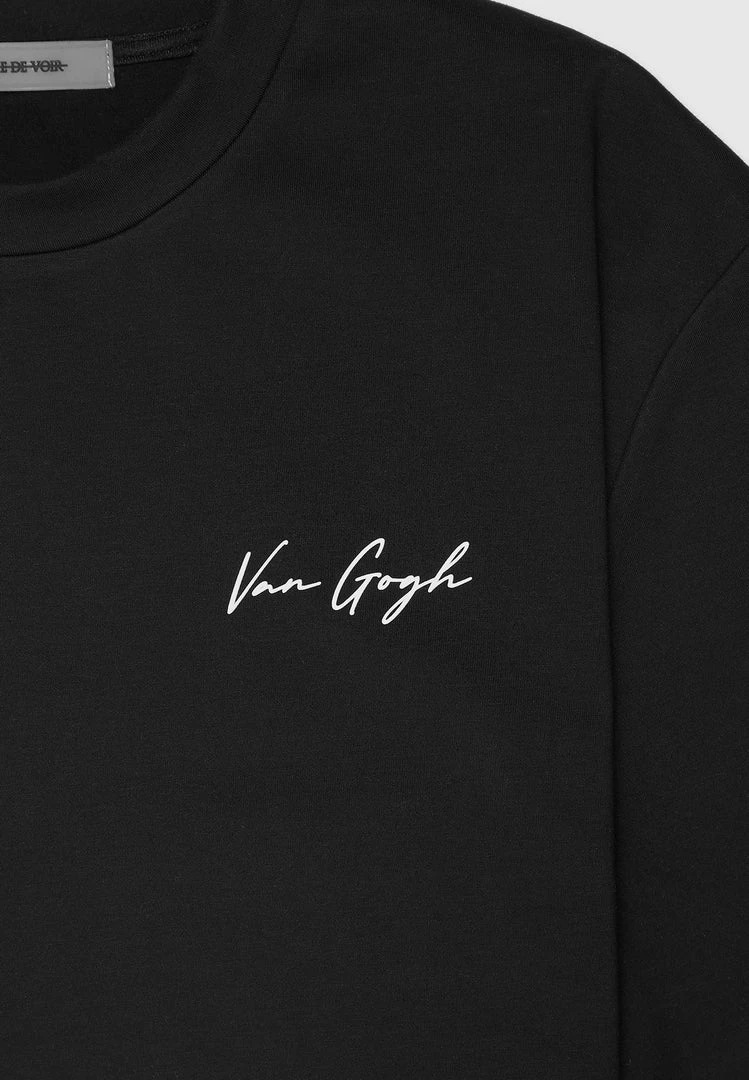 Man T-Shirts T-SHIRTS & TOPS Van Gogh Graphic T-Shirt - Black