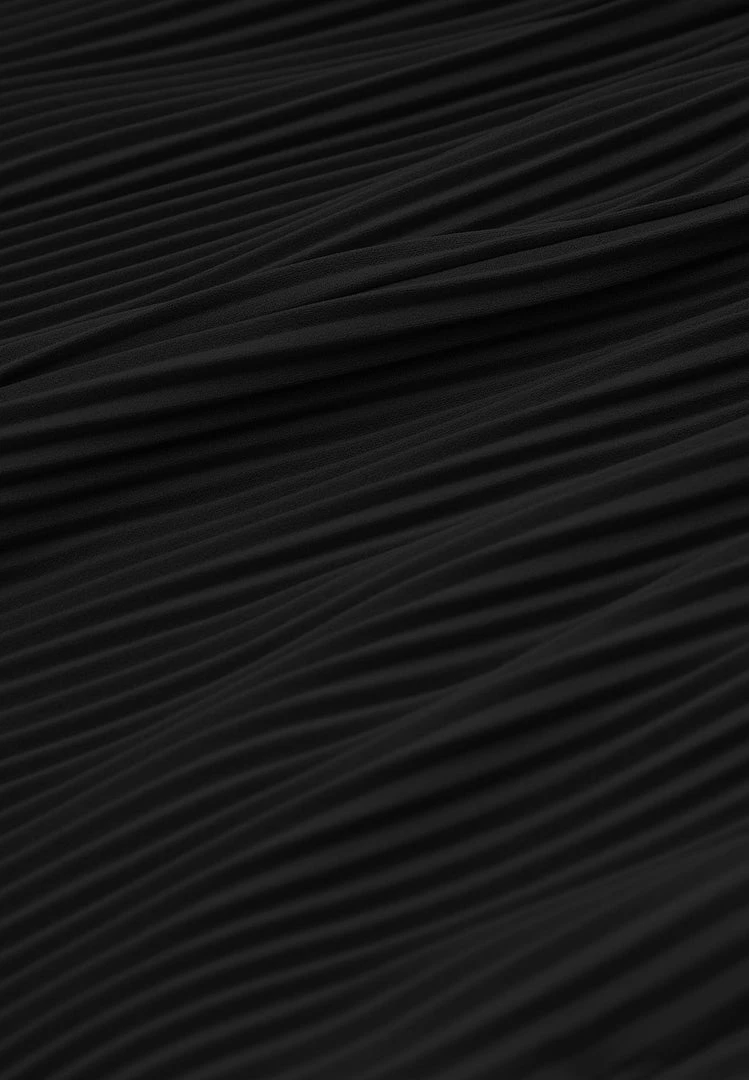 Man Casual Trousers Pleated Trousers - Black