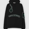 Man Hoodies Lost In Wonderland Hoodie - Black / Green
