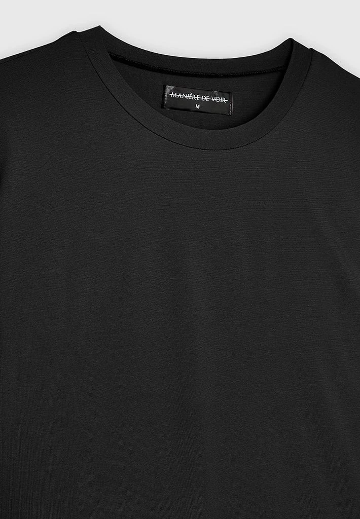 Man T-Shirts Mercerised Cotton T-Shirt - Black