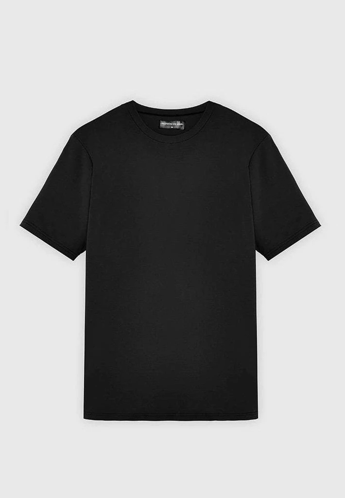 Man T-Shirts Mercerised Cotton T-Shirt - Black