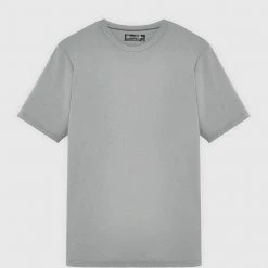 Man T-Shirts Mercerised Cotton T-Shirt - Grey