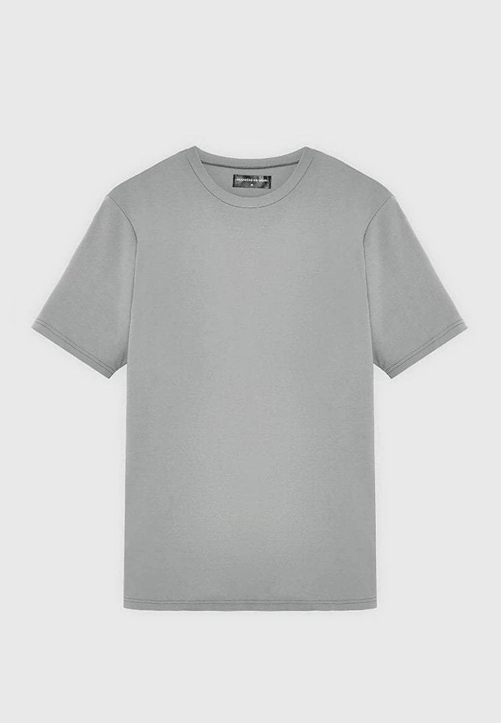 Man T-Shirts Mercerised Cotton T-Shirt - Grey