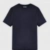 Man T-Shirts T-SHIRTS & TOPS Mercerised Cotton T-Shirt - Navy