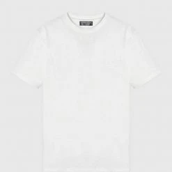 Man T-Shirts Mercerised Cotton T-Shirt - White T-SHIRTS & TOPS