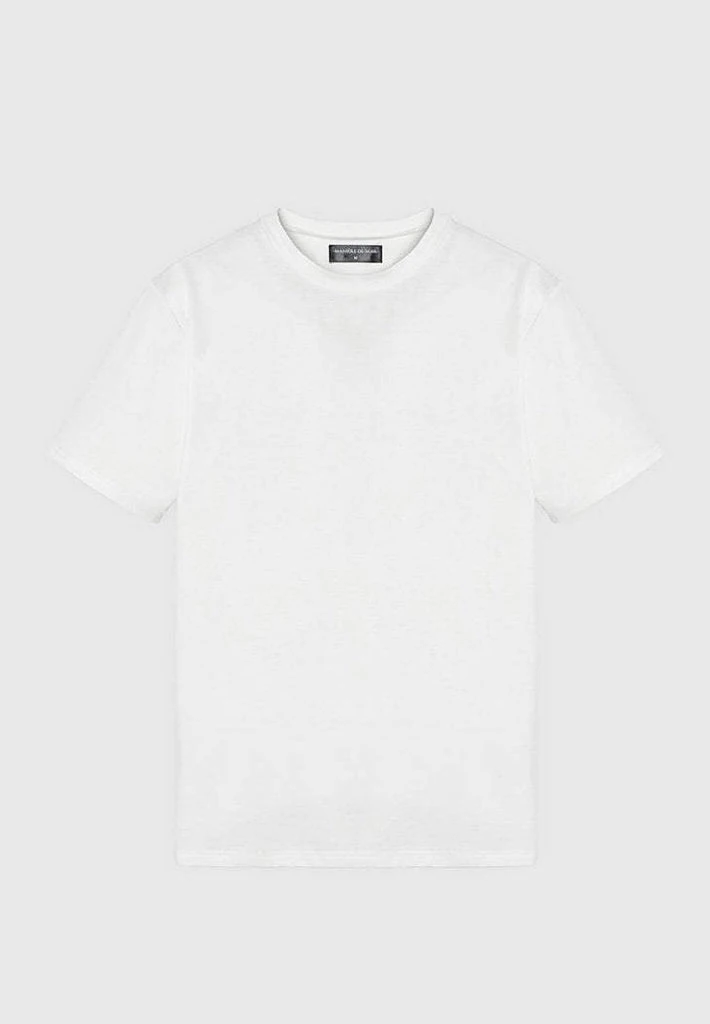 Man T-Shirts Mercerised Cotton T-Shirt - White T-SHIRTS & TOPS
