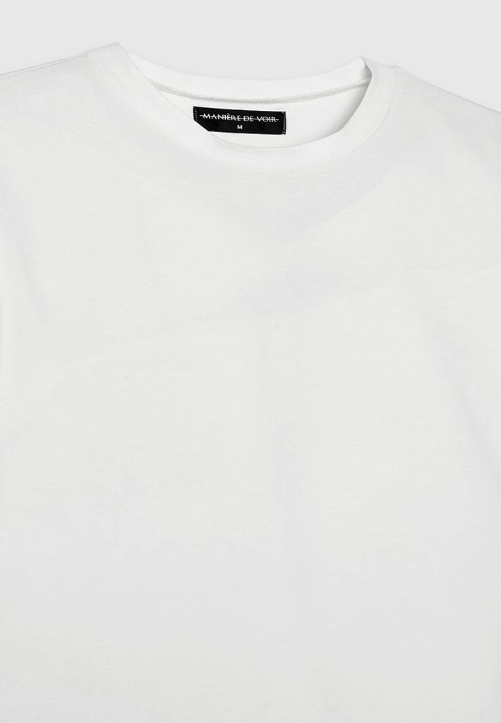 Man T-Shirts Mercerised Cotton T-Shirt - White T-SHIRTS & TOPS