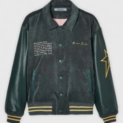 Man Jackets MVP Varsity Jacket - Forest Green