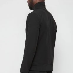 Man Tracksuit Tops Matte Popper Track Jacket - Black TRACKSUITS