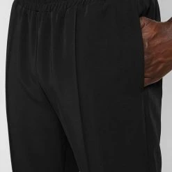 Man Tracksuit Bottoms TRACKSUITS Matte Popper Track Pants - Black