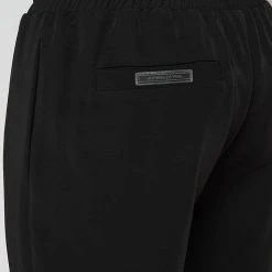 Man Tracksuit Bottoms TRACKSUITS Matte Popper Track Pants - Black