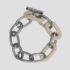 Woman Jewellery Matte & Silver Bracelet - Beige