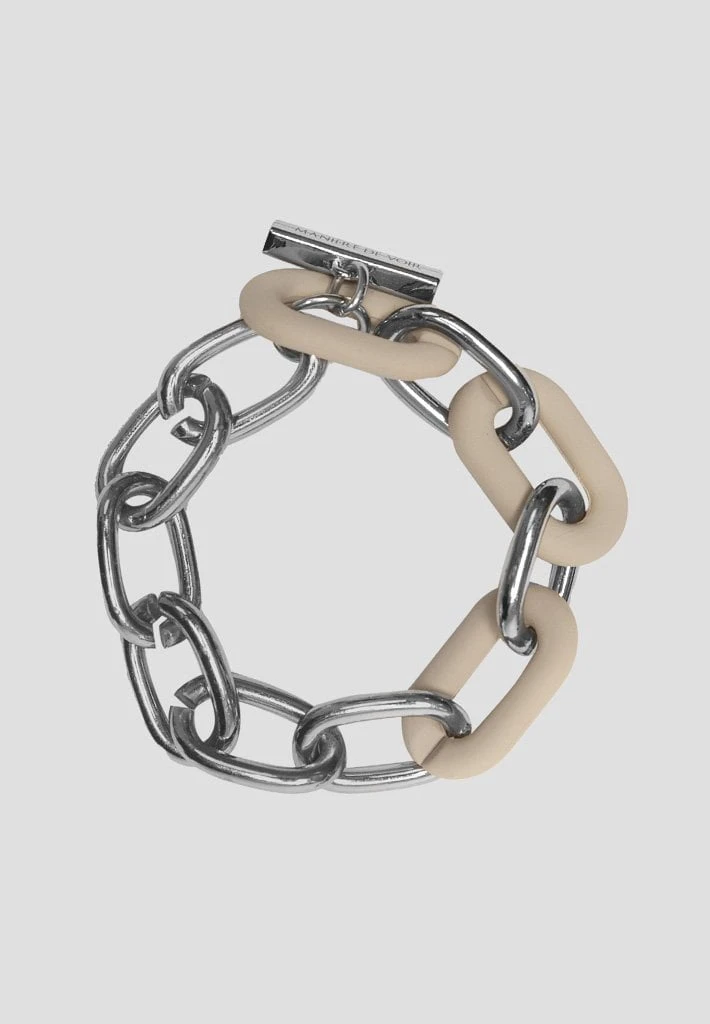 Woman Jewellery Matte & Silver Bracelet - Beige