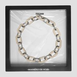 Woman Jewellery Matte & Silver Necklace - Beige