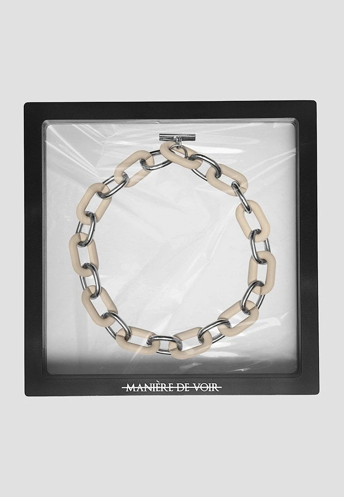 Woman Jewellery Matte & Silver Necklace - Beige