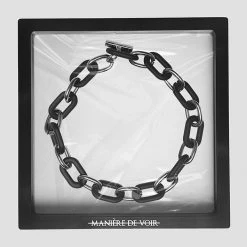 Woman Jewellery Matte & Silver Necklace - Black