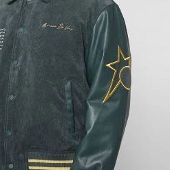 Man Jackets MVP Varsity Jacket - Forest Green