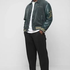 Man Jackets MVP Varsity Jacket - Forest Green